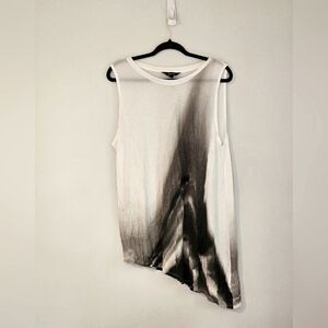 Vera Wang Asymmetric Hem Tank Top
